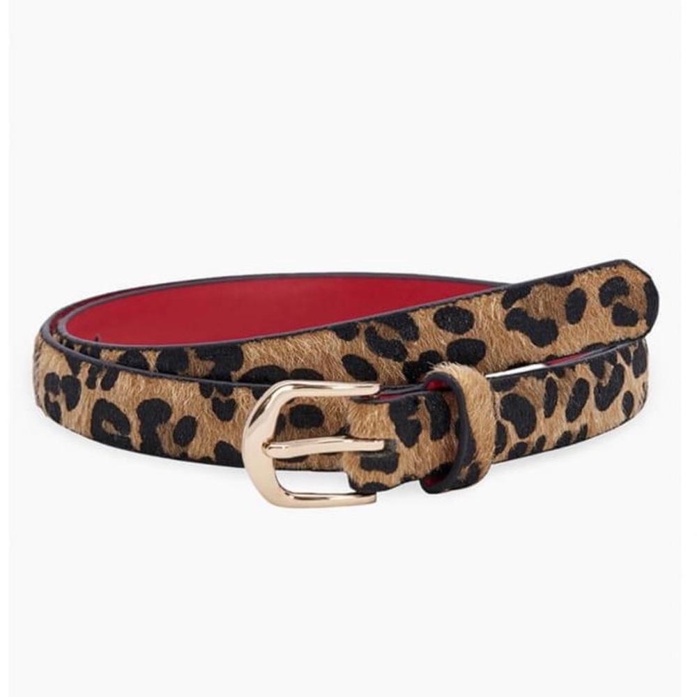 Ladies Leopard Print Belt - ONLY brand